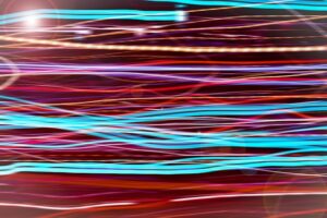 A visual showing many line symbolizes database complexity