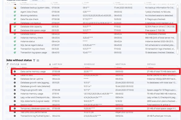 Screen shot shows some ways to Ways to fix and optimize Database Performance Degradation