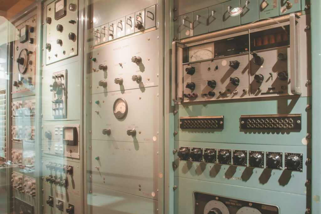 A very old computer room reminds us of how we need to save old data to make room for new by consolidating databases.