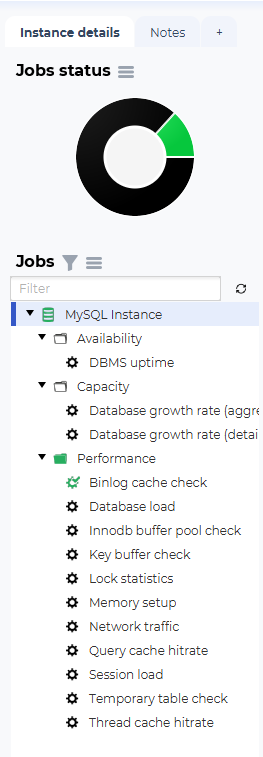 images of job screen shots in dbWatch.