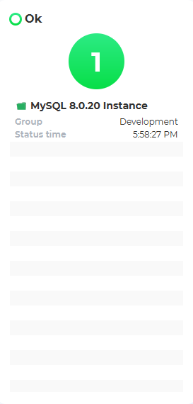 The ok prompt in dbWatch