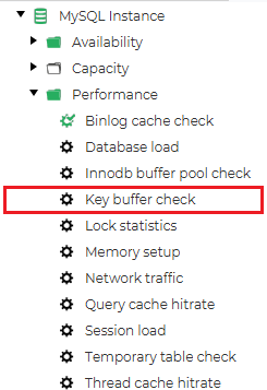 Another configure menu in dbWatch.