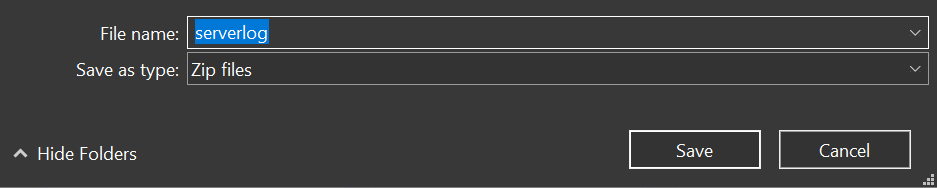 How to get access to logs in dbWatch explained in a screen shot.