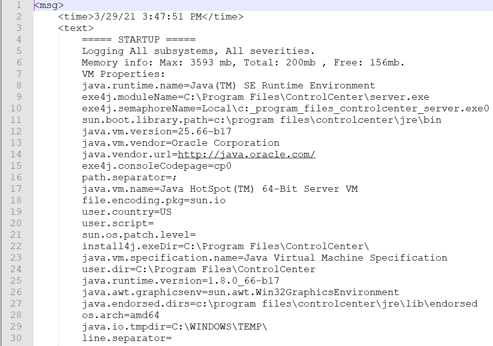 An example of how the source codes look when you view them.
